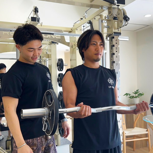 筋肉をつけて男らしく